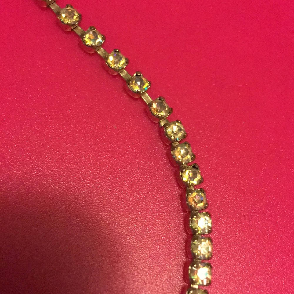 Vintage rhinestone necklace beautiful clasp - Picture 3 of 3